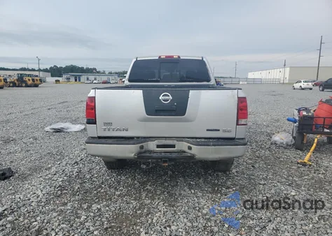 2008 Nissan Titan Xe из США, поврежденный, VIN 1N6BA06A28N320406